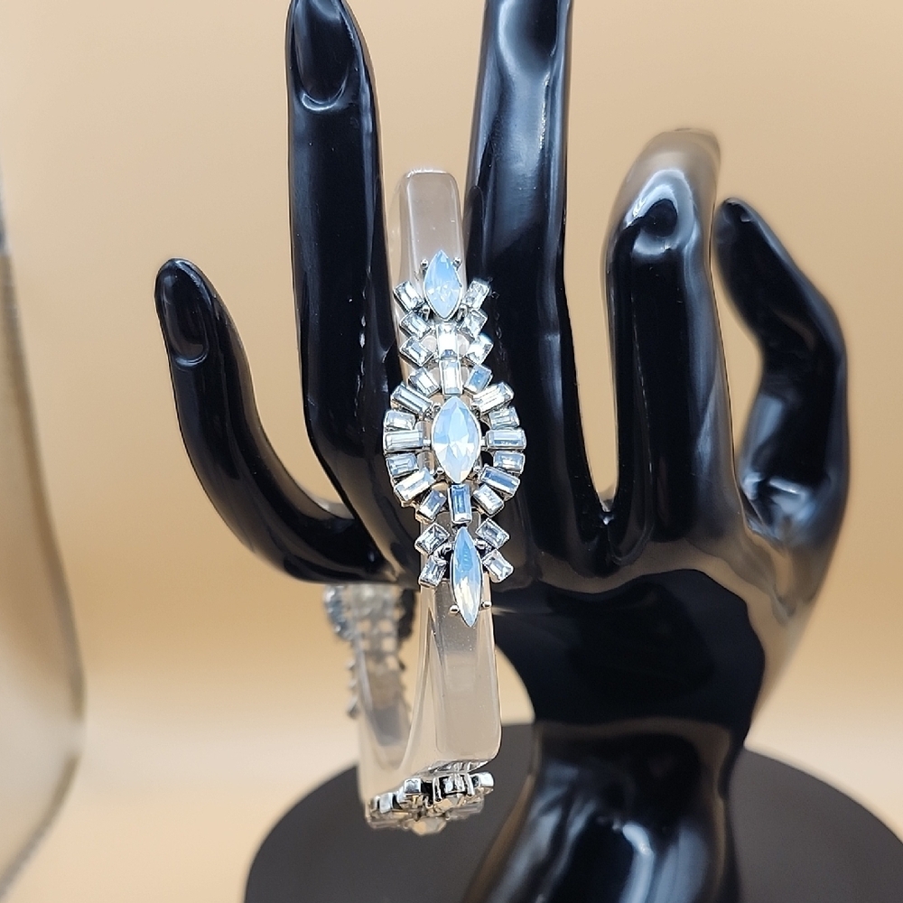Erickson Beamon Silver Crystal Bracelet
